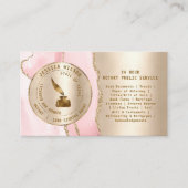 Carte De Visite Code QR du prospectus de l'agent de signature de p (Devant)