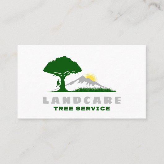 Carte De Visite Code QR du service d'ajustement d'arbre profession (Devant)