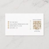 Carte De Visite Code QR du service de nettoyage de maison (Dos)