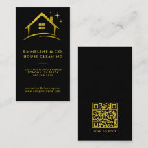 Code QR du service de nettoyage de maison étincela