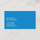 Carte De Visite Code QR du traducteur de bulles de discussion simp (Dos)