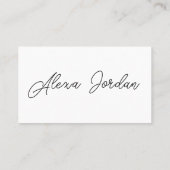 Carte De Visite Code QR éclaboussure aquarelle pastel tendance (Dos)