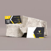 Carte De Visite Code Qr élégant moderne