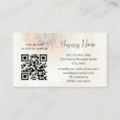 Carte De Visite Code QR | Elegant Shell Professional (Dos)