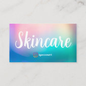 Carte De Visite Code QR Esthétique de soins de la peau (Dos)