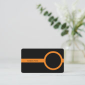 Carte De Visite Code QR et logo de l'entreprise professionnel mode (Debout devant)