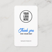 Carte De Visite Code QR Facebook Avis Évaluez Mon Entreprise 5 Éto (Dos)