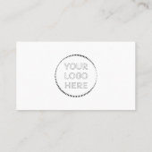 Carte De Visite Code Qr Générique Générique De Script Sur Les Médi (Dos)