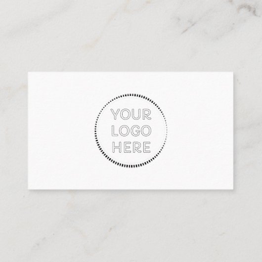 Carte De Visite Code Qr Générique Générique De Script Sur Les Médi (Dos)