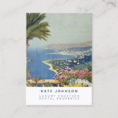 Carte De Visite Code QR Gestion des biens immobiliers de l'agent (Devant)