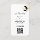 Carte De Visite *~* Code QR GODDESS Femme sur lune céleste (Dos)
