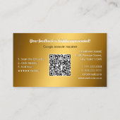 Carte De Visite Code QR Google Review (Dos)