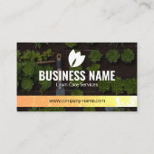 Carte De Visite Code QR Green Modern Lawn Care (Dos)