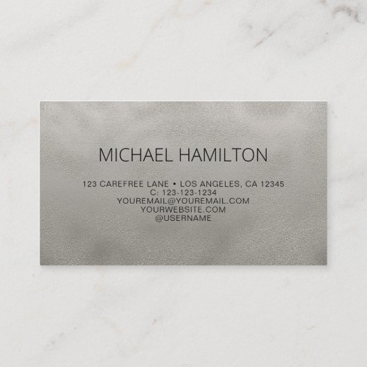 Carte De Visite Code QR industriel (Dos)