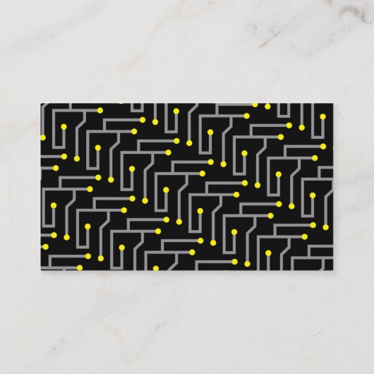 Carte De Visite Code QR informatique (Dos)