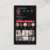 Carte De Visite Code QR Instagram (Devant)