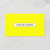 Carte De Visite code QR jaune (Dos)