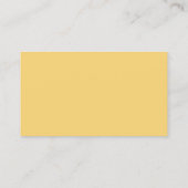 Carte De Visite Code QR jaune simple face pour se connecter (Dos)