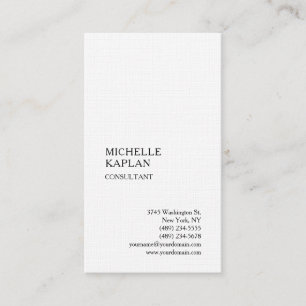 Carte De Visite Code QR Linge Moderne Professionnel Exclusif