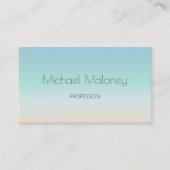 Carte De Visite Code QR | Littoral minimal (Devant)