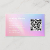 Carte De Visite Code QR Logo (Devant)