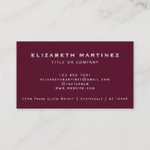 Carte De Visite Code QR Logo de l'entreprise Professionnel avant e (Devant)