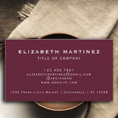 Carte De Visite Code QR Logo de l'entreprise Professionnel avant e