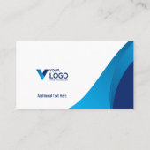 Carte De Visite Code QR Logo d'entreprise élégant moderne professi (Dos)