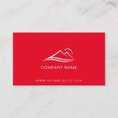 Carte De Visite Code QR Logo d'entreprise Moderne Professionnel Ro (Devant)