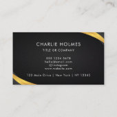Carte De Visite Code QR Logo d'entreprise | Professionnel et Moder (Dos)