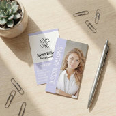 Carte De Visite Code QR Logo Entreprise Moderne Professionnel Lava