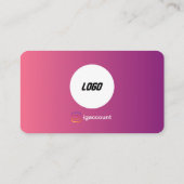Carte De Visite Code QR Logo Esthéticienne Maquillage (Dos)