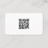 Carte De Visite Code QR LOGO Ferme de mouton d'agneau rustique  (Dos)