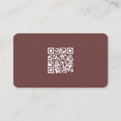 Carte De Visite Code QR LOGO Ferme de mouton d'agneau rustique Rou (Dos)