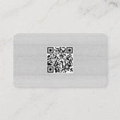 Carte De Visite Code QR LOGO Ferme de moutons d'agneau rustique Gr (Dos)