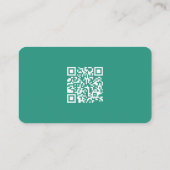 Carte De Visite Code QR LOGO Ferme de moutons d'agneau rustique Ve (Dos)