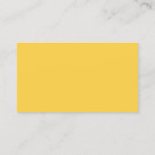 Carte De Visite Code QR Logo Jaune Professionnel Moderne (Dos)