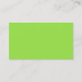 Carte De Visite Code QR Logo Vert Citron Professionnel Moderne (Dos)