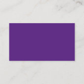 Carte De Visite Code QR Logo Violet Professionnel Moderne (Dos)