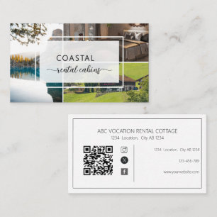 Carte De Visite Code QR Maison d'hôtes de location de vacances