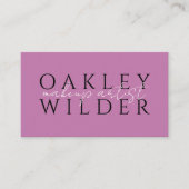 Carte De Visite Code QR Maquilleuse Lilas (Devant)