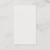 Carte De Visite Code QR Marbre Doré Merci Avis Client (Dos)