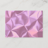 Carte De Visite Code QR Merci Boutique Moderne Beauté Rose (Dos)