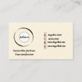 Carte De Visite Code QR minimal (Devant)