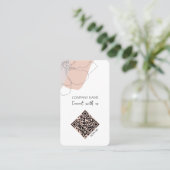 Carte De Visite Code QR minimal Connectez-vous avec nous (Debout devant)