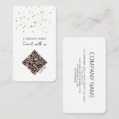 Carte De Visite Code QR minimal Connectez-vous avec nous (Devant / Derrière)