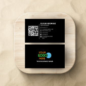 Carte De Visite Code QR minimal Informations de contact réseau num