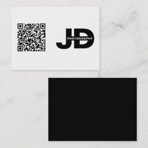 Carte De Visite Code QR minimal moderne simple et propre