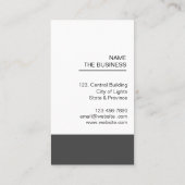 Carte De Visite Code QR minimal professionnel scannable pour promo (Dos)