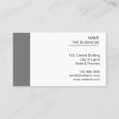 Carte De Visite Code QR minimal professionnel scannable Promotion (Dos)